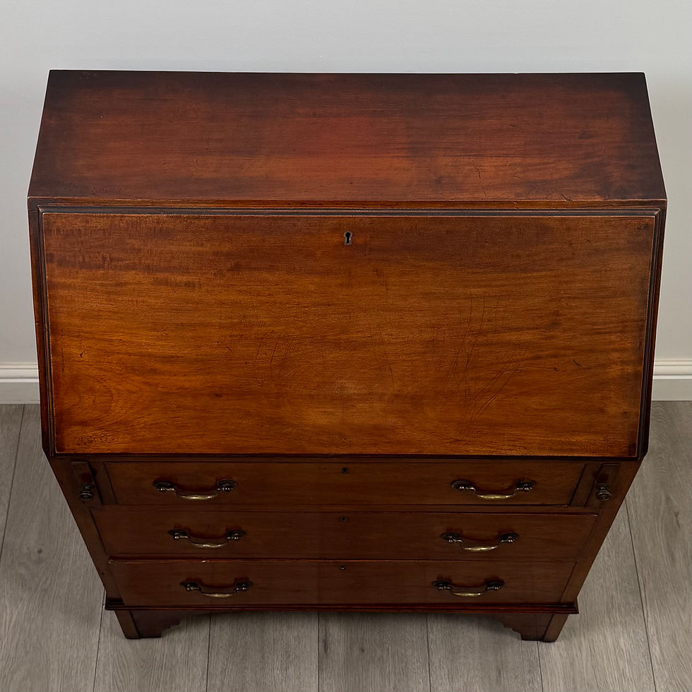 Thumbnail: Antique 20th Century Edwardian Bureau In Mahogany ( AF-5686 )