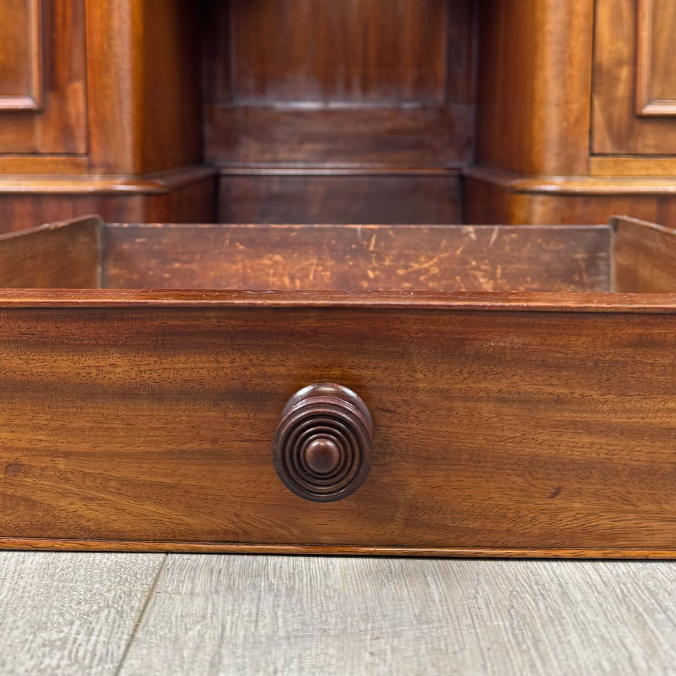 Thumbnail: Antique 19th Century Good Quality Desk In Mahogany ( REF AF-4237 )