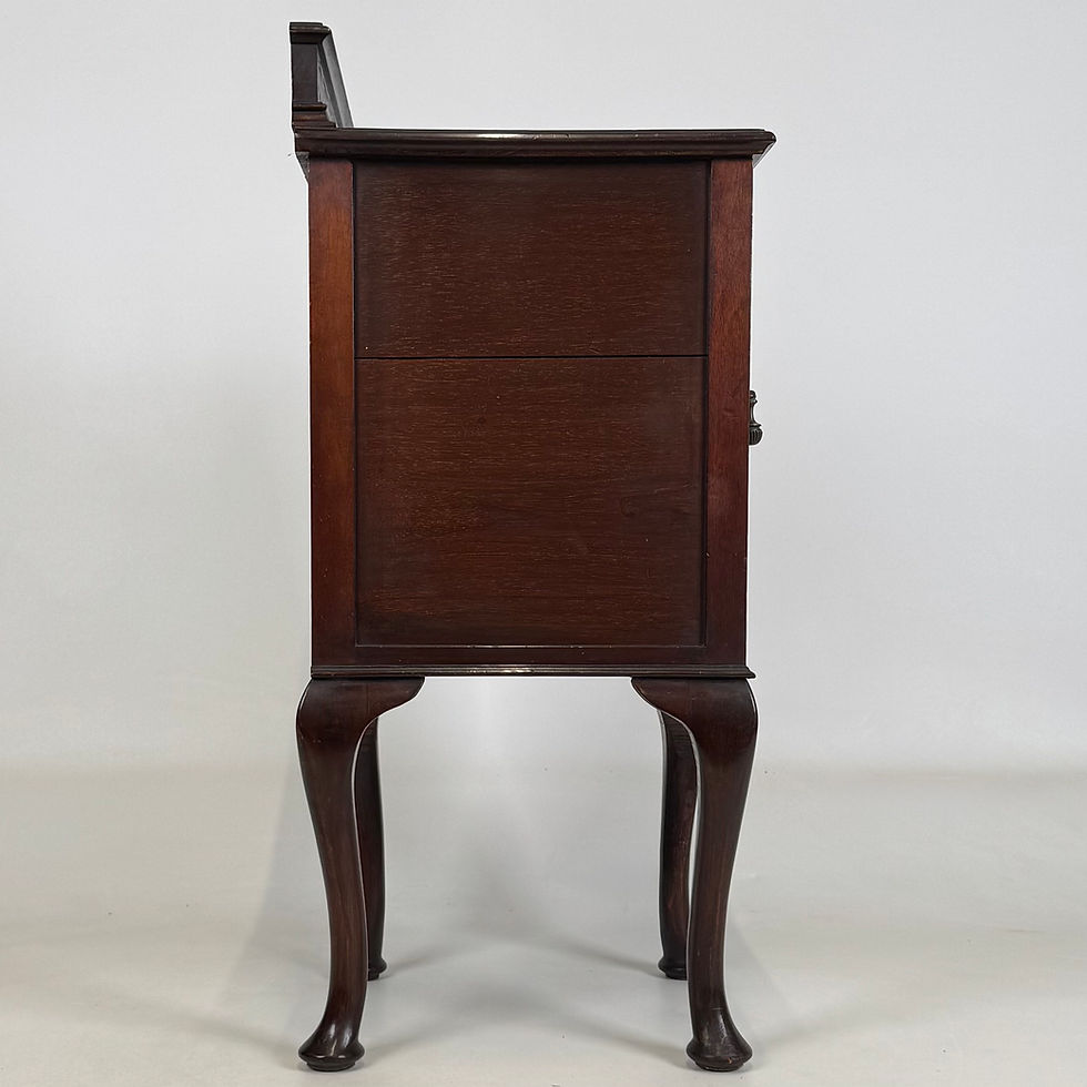 Thumbnail: Antique 20th Century Small Edwardian Cabinet In Mahogany ( AF-5642 )