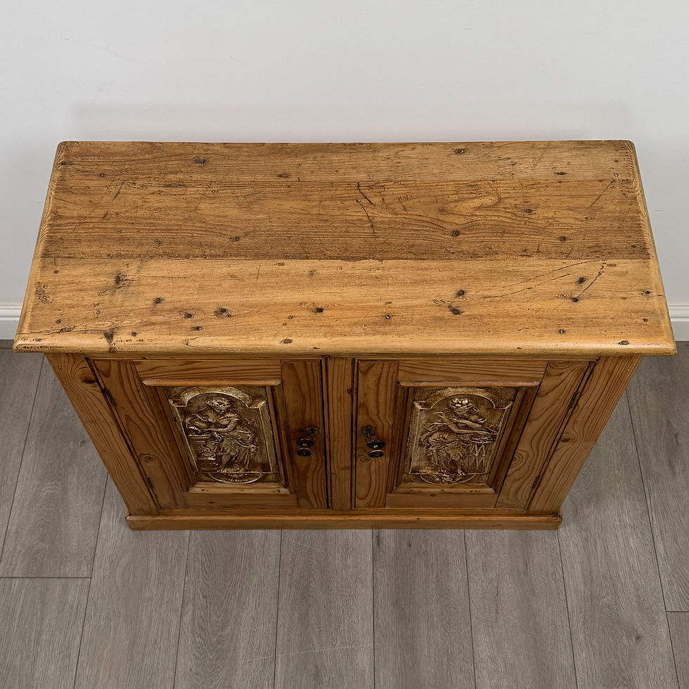 Thumbnail: Antique 20th Century Good Quality Cupboard In Pine ( AF-5499 )