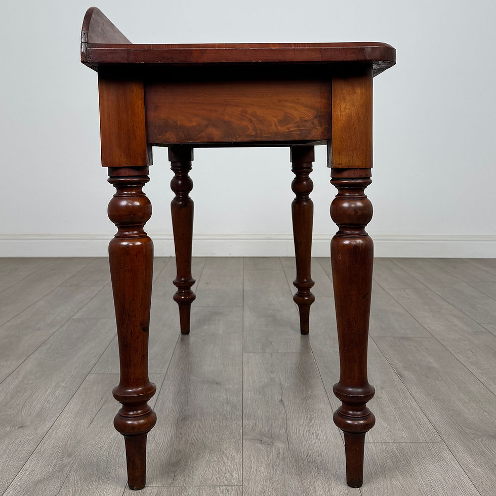 Thumbnail: Antique 19th Century Victorian Writing Table In Mahogany  ( AF-5662 )