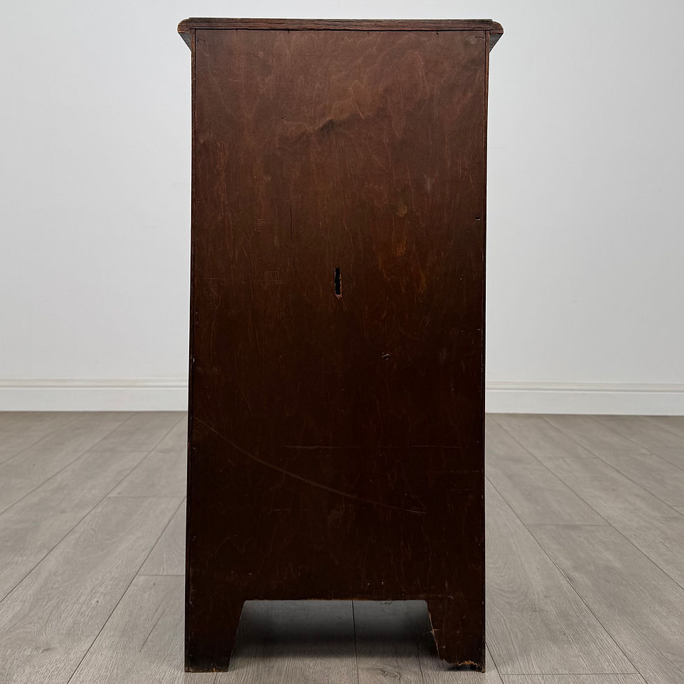 Thumbnail: Antique 20th Century Edwardian Cupboard In Oak ( AF-5680 )