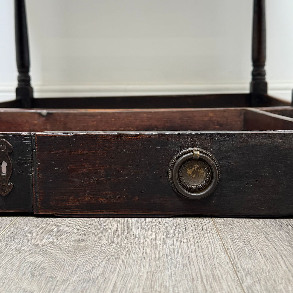 Thumbnail: Antique 18th Century Georgian Side Table In Oak ( AF-5754 )