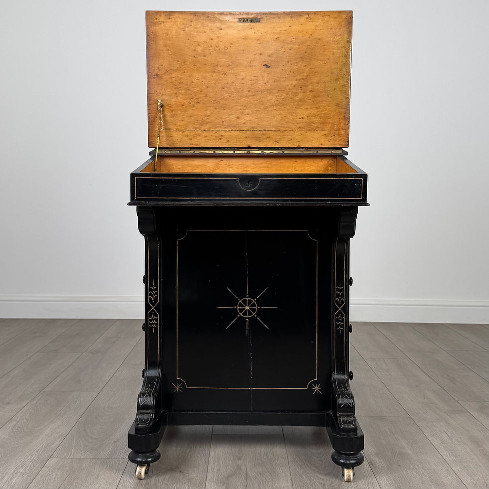 Thumbnail: Antique 19th Century Ebonised Davenport Desk ( REF AF-4158 )