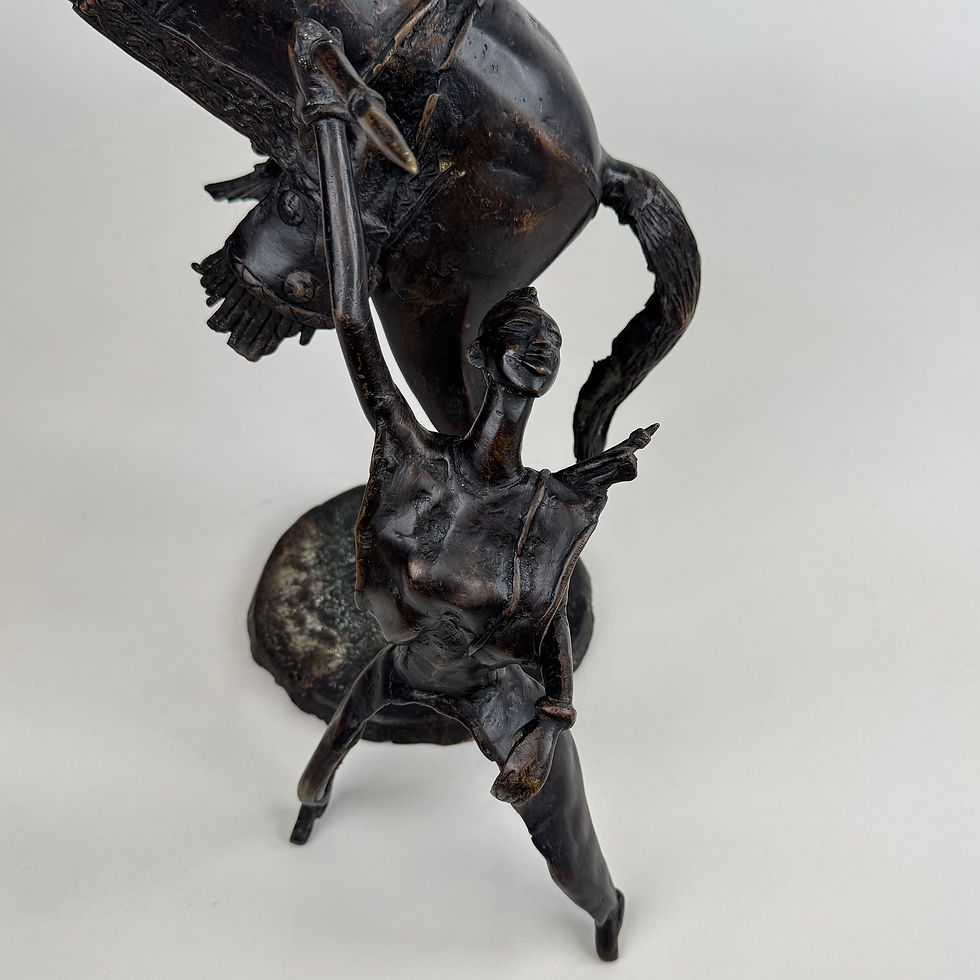 Thumbnail: Antique 19th Century Decorative Bronze Sculpture ( REF AF-4189 )