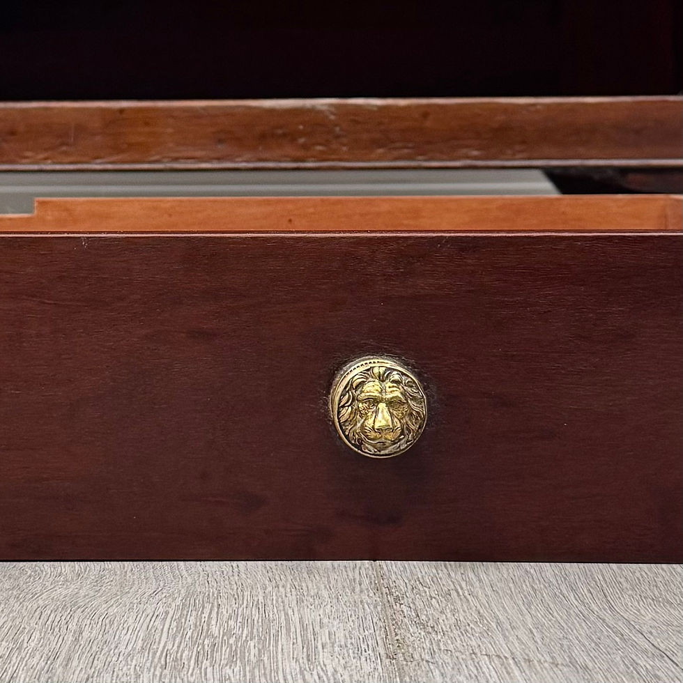 Thumbnail: Antique 19th Century Regency Open Bookcase In Mahogany ( AF-5885 )