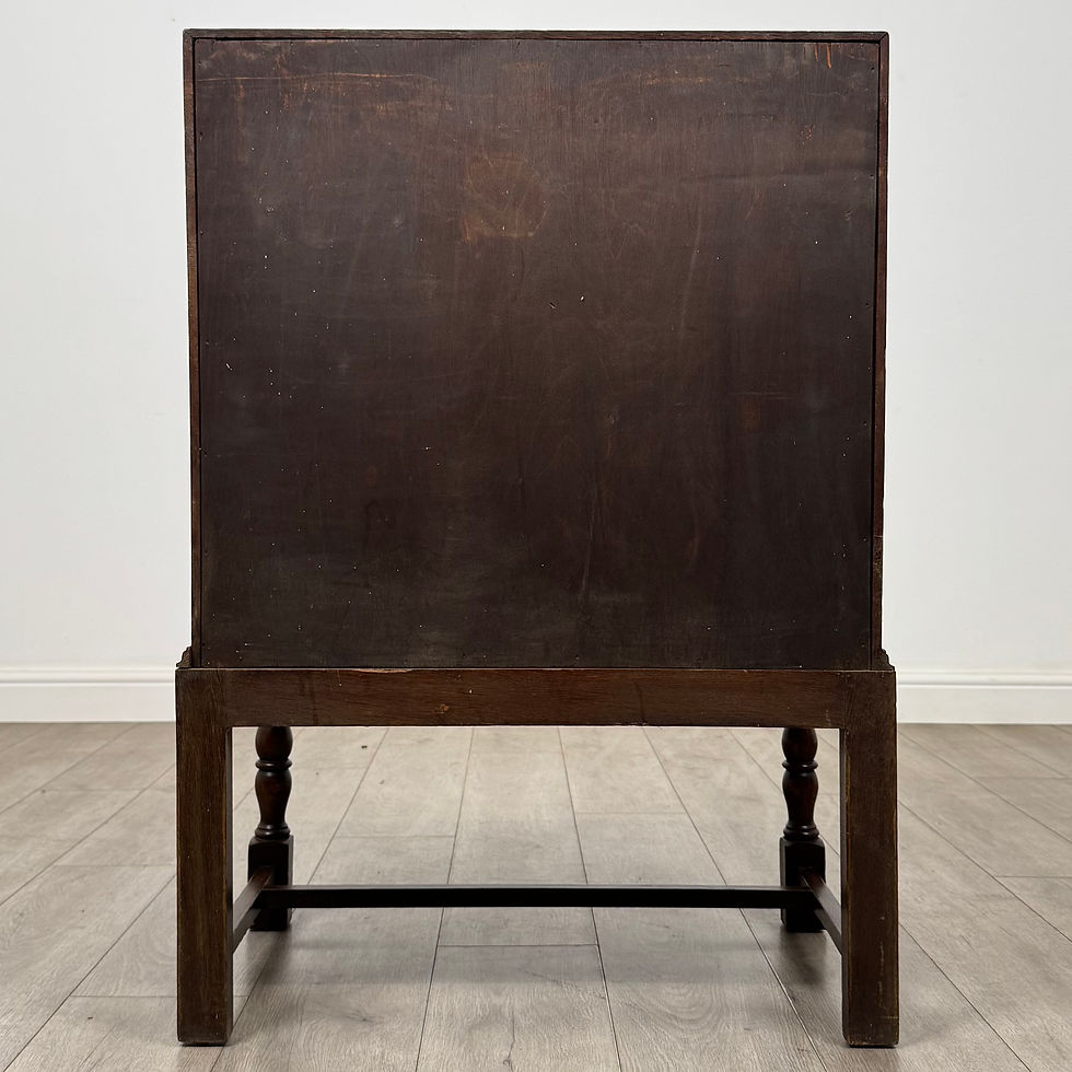 Thumbnail: Antique 20th Century Edwardian Bureau In Oak ( AF-6268 )