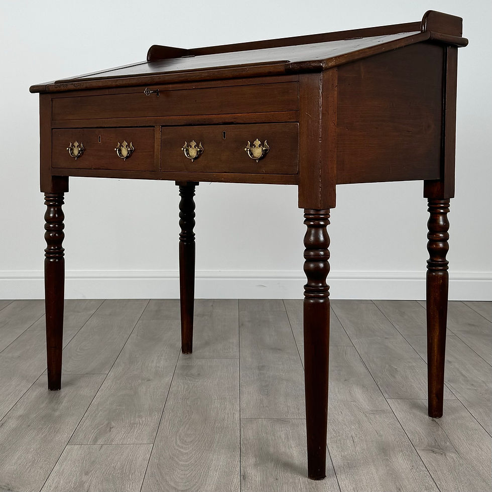 Thumbnail: Antique 19th Century Unusual Desk In Mahogany ( REF AF-3571 )