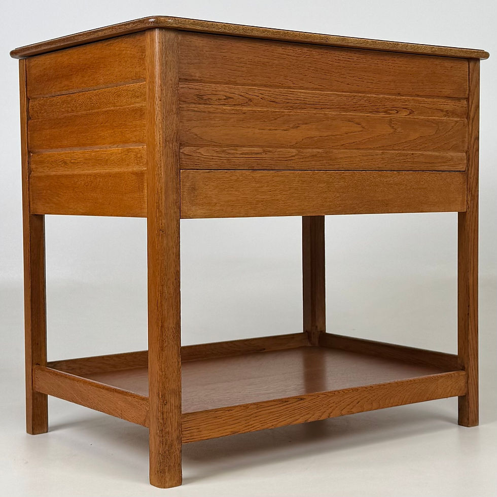 Thumbnail: Antique 20th Century Good Quality Storage Box On Stand In Oak ( REF AF-4936 )