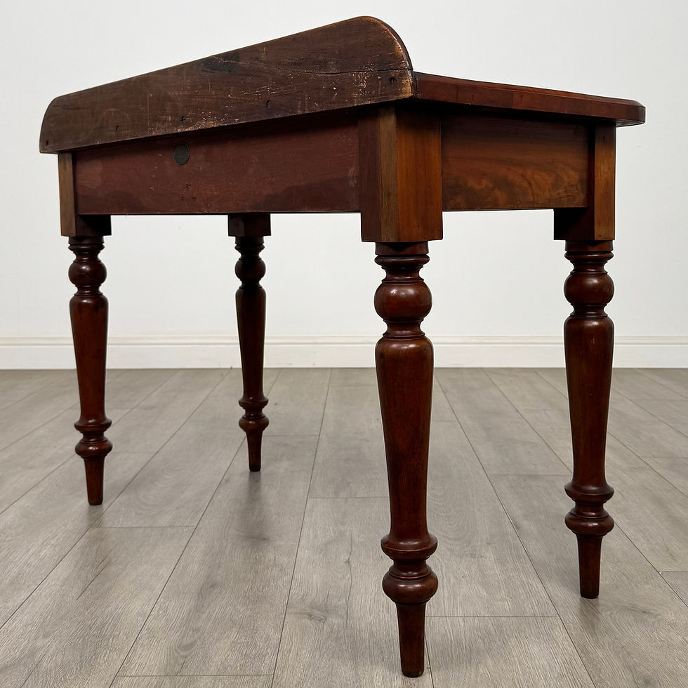 Thumbnail: Antique 19th Century Victorian Writing Table In Mahogany  ( AF-5662 )