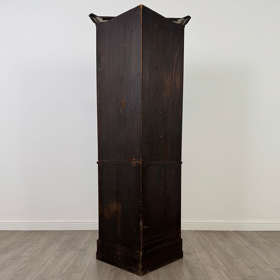 Thumbnail: Antique 20th Century Fine Quality Carved Oak Corner Cabinet ( REF AF-4712 )