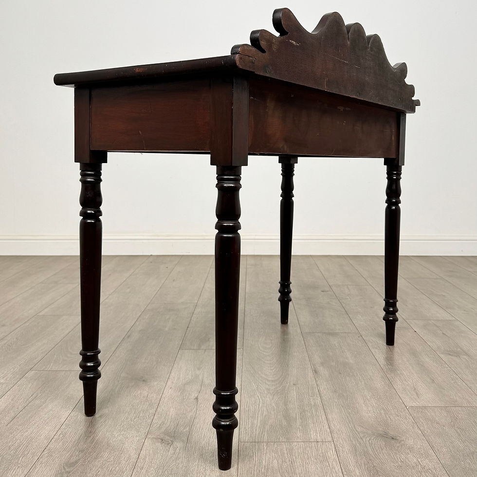 Thumbnail: Antique 19th Century Victorian Writing Table In Mahogany ( AF-5424 )