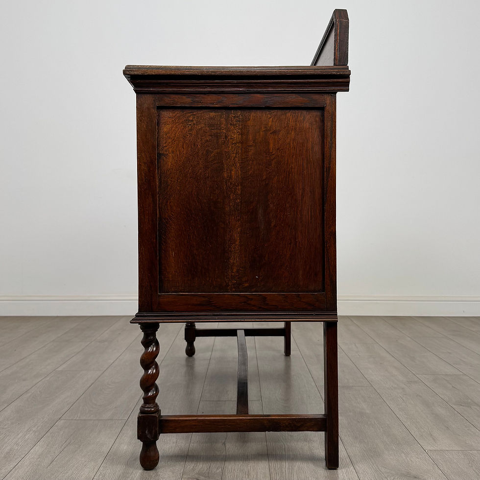 Thumbnail: Antique 20th Century Edwardian Sideboard In Oak ( AF-5684 )
