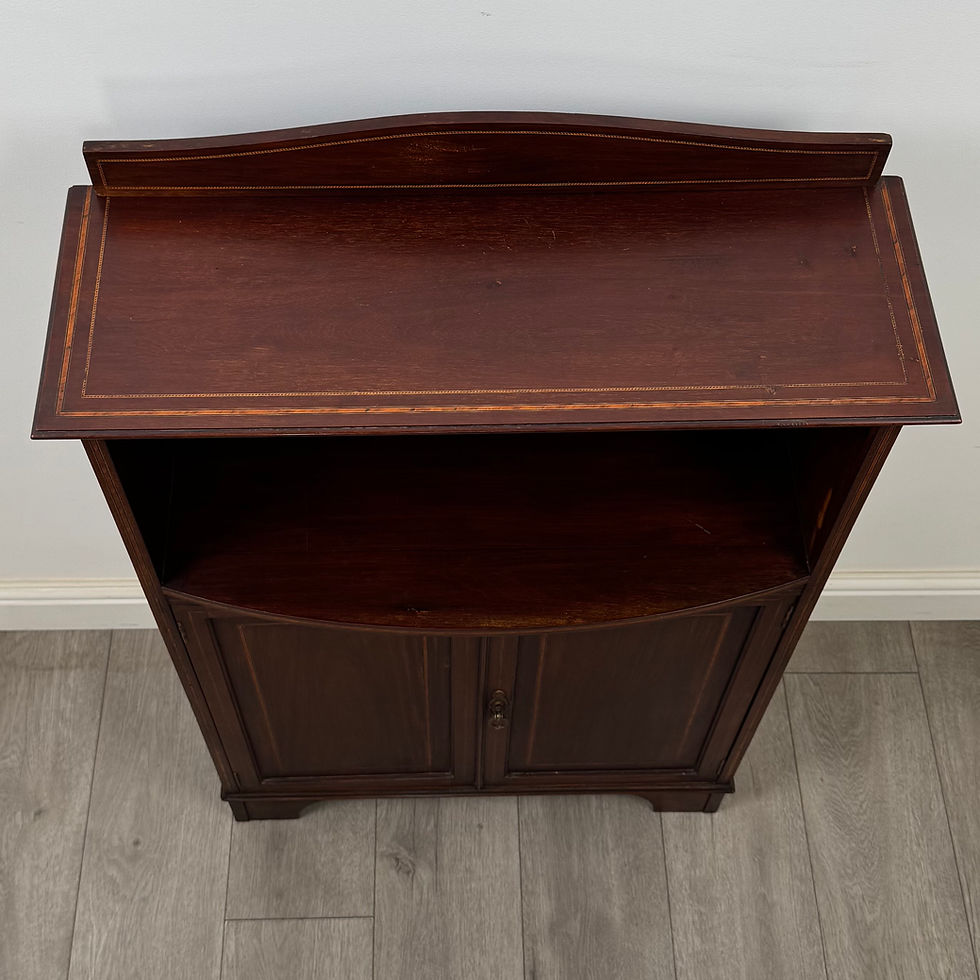 Thumbnail: Antique 20th Century Edwardian Cabinet In Mahogany ( AF-5847 )