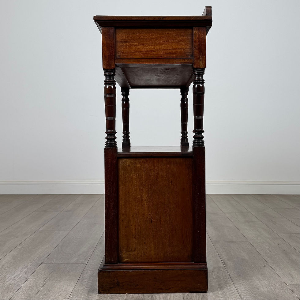 Thumbnail: Antique 20th Century Edwardian Walnut Cabinet By Maple & Co ( AF-5619 )