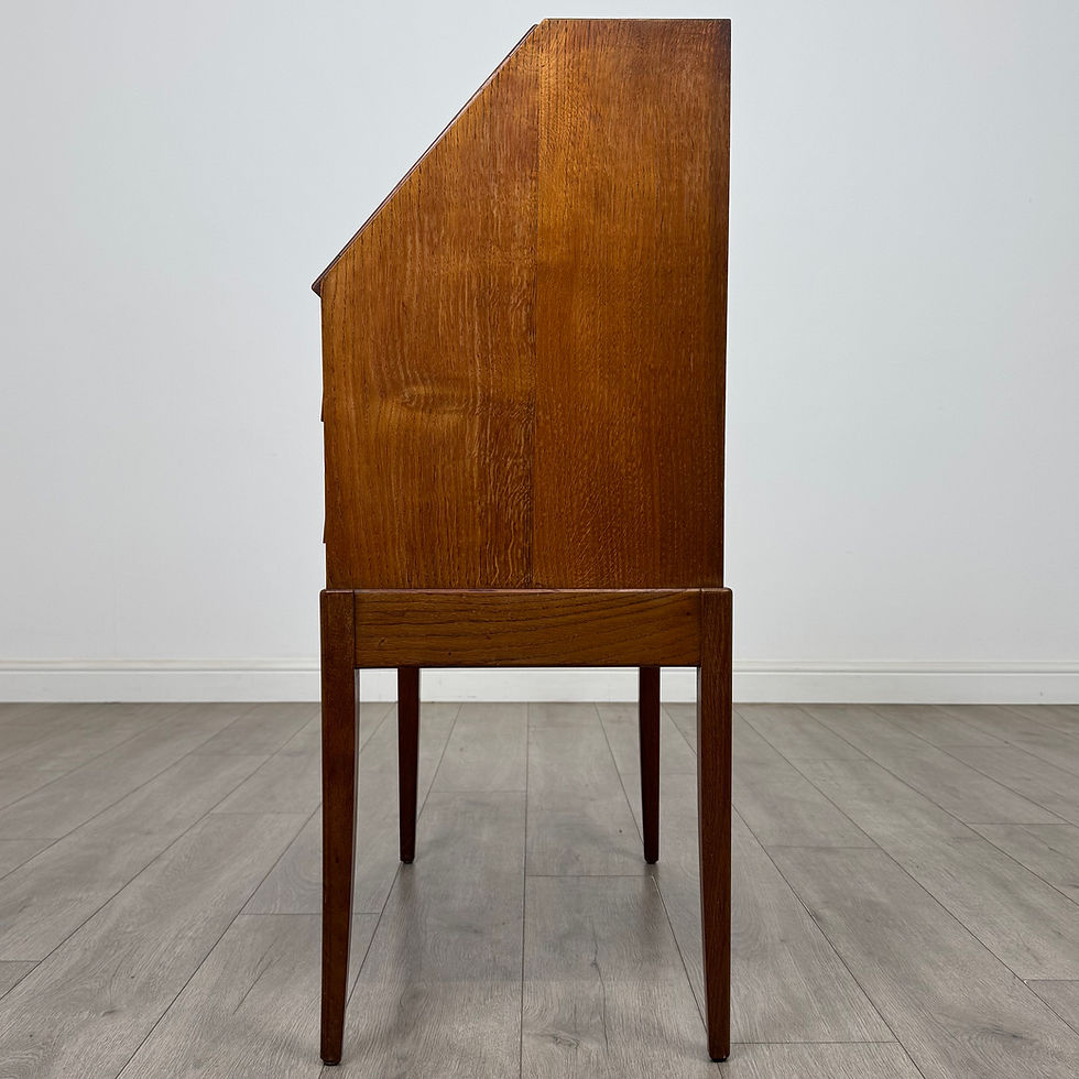 Thumbnail: Antique 20th Century Art Deco Style Bureau In Oak ( AF-5493 )