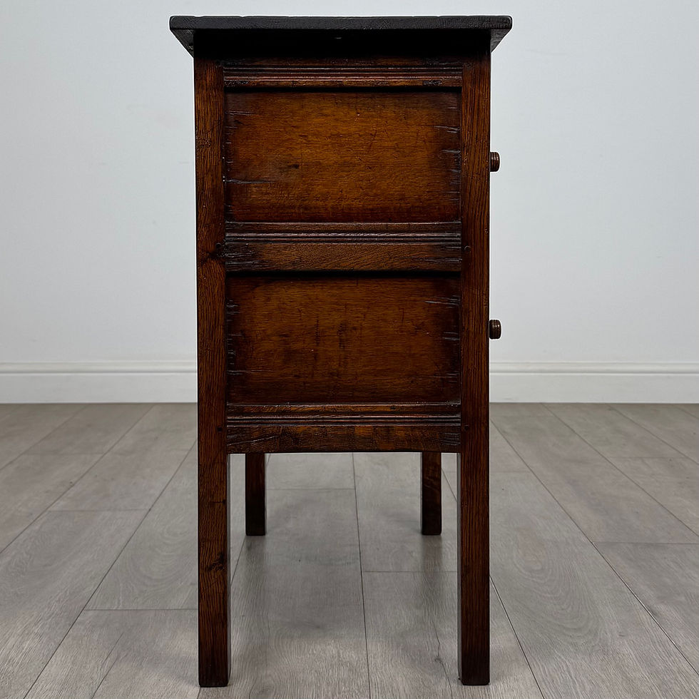 Thumbnail: Antique 20th Century Small Good Quality Cupboard In Oak ( AF-5758 )