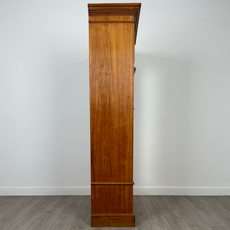Thumbnail: Antique 20th Century Fine Quality Satinwood Wardrobe ( REF AF-3965 )