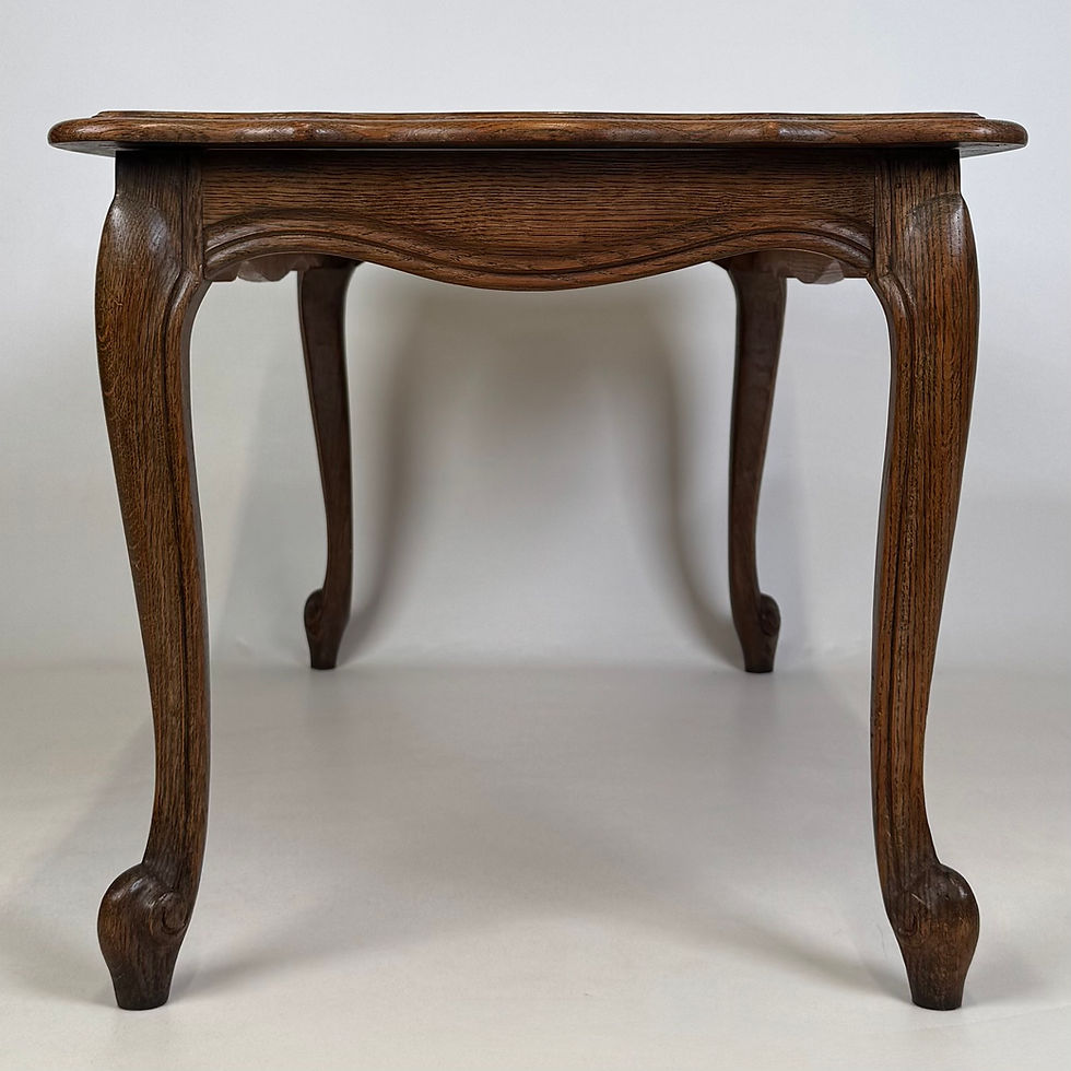 Thumbnail: Antique 20th Century Small Coffee Table In Oak ( AF-6334 )