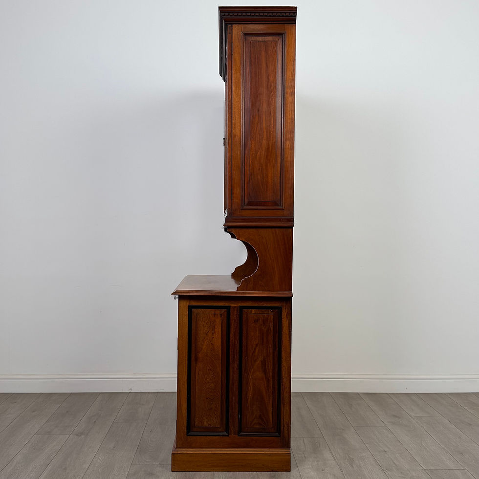 Thumbnail: Antique 20th Century Edwardian Bookcase In Walnut ( AF-5660 )