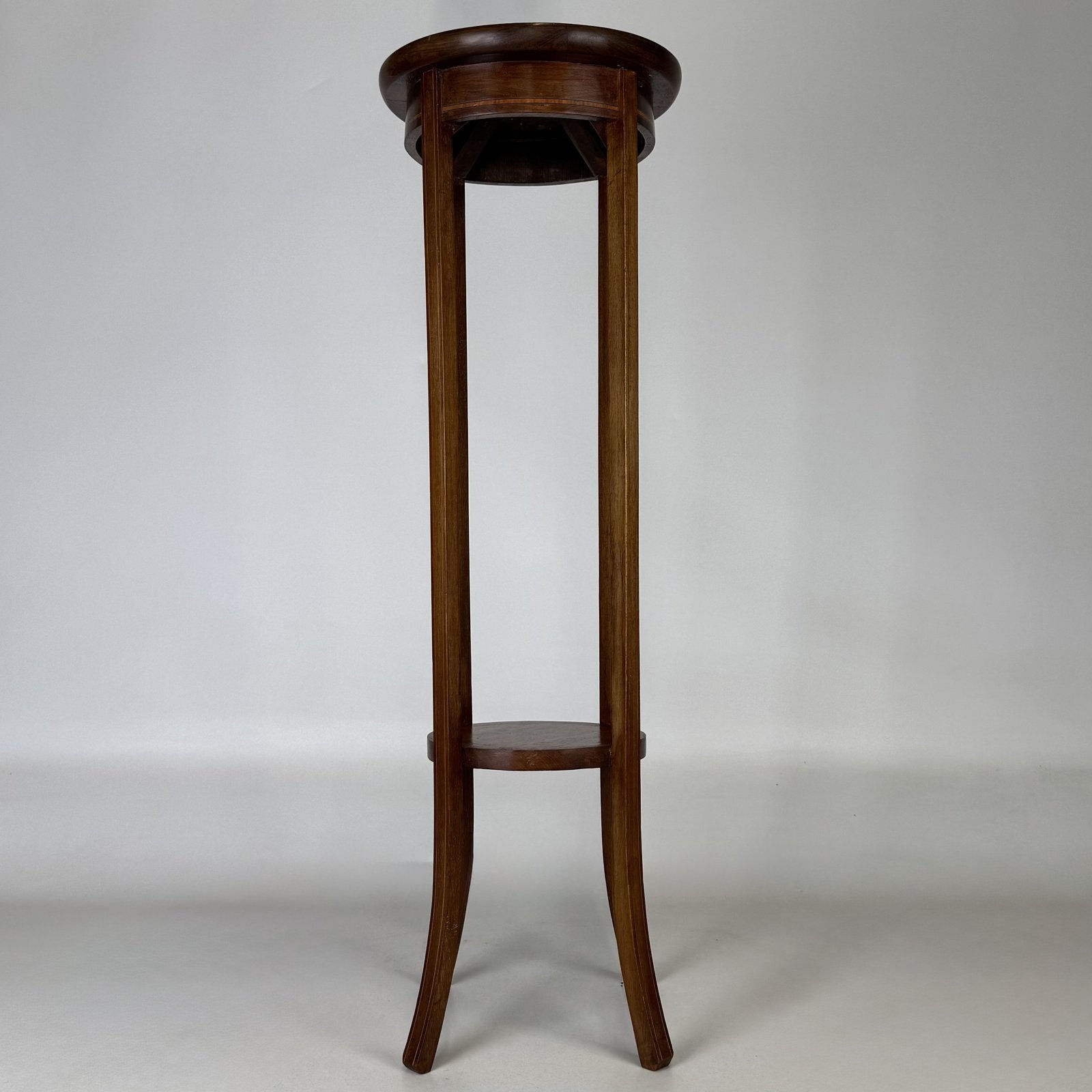 Antique Edwardian Mahogany Plant Stand | Lower Shelf | AF-6607