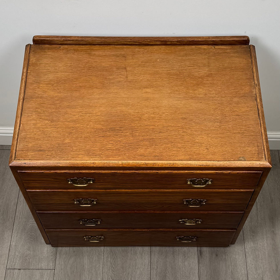 Thumbnail: Antique 20th Century Chest Of Drawers In Golden Oak ( AF-6191 )
