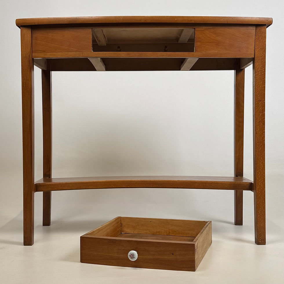 Thumbnail: Vintage 20th Century Side Table In Beech ( AF-5719 )