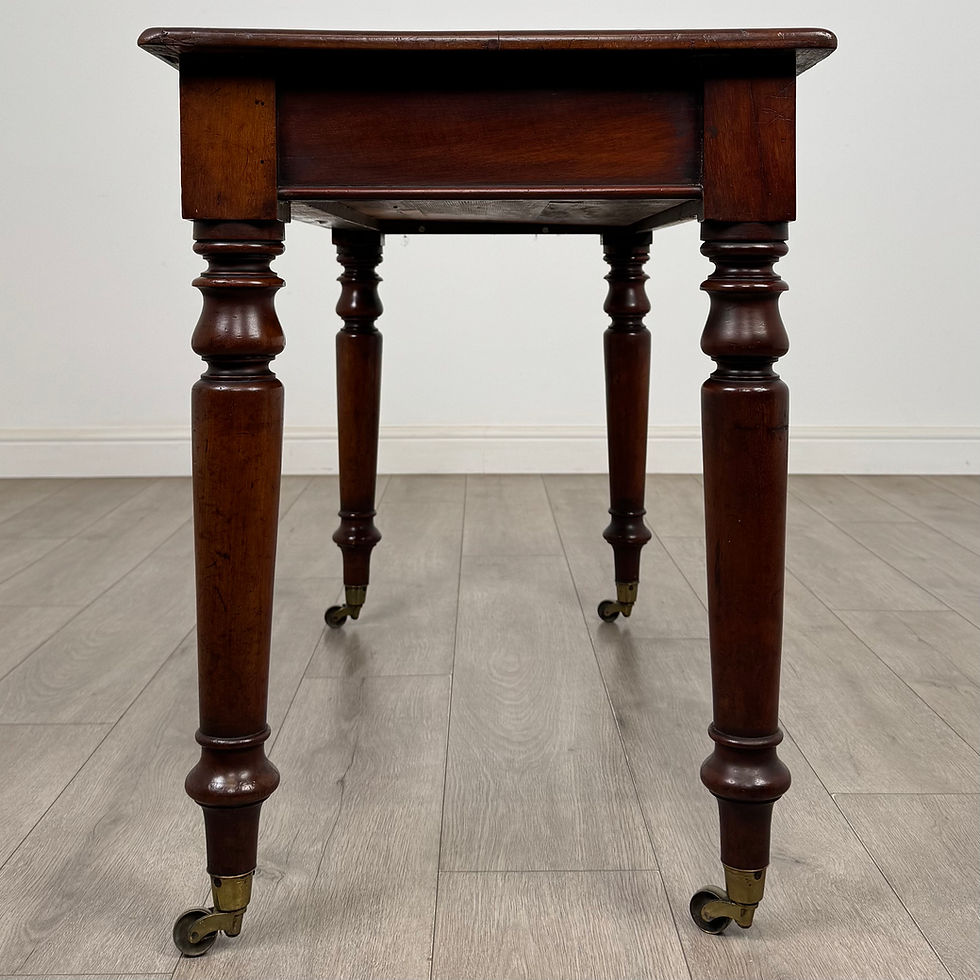 Thumbnail: Antique 19th Century Victorian Writing Table In Mahogany ( AF-5566 )