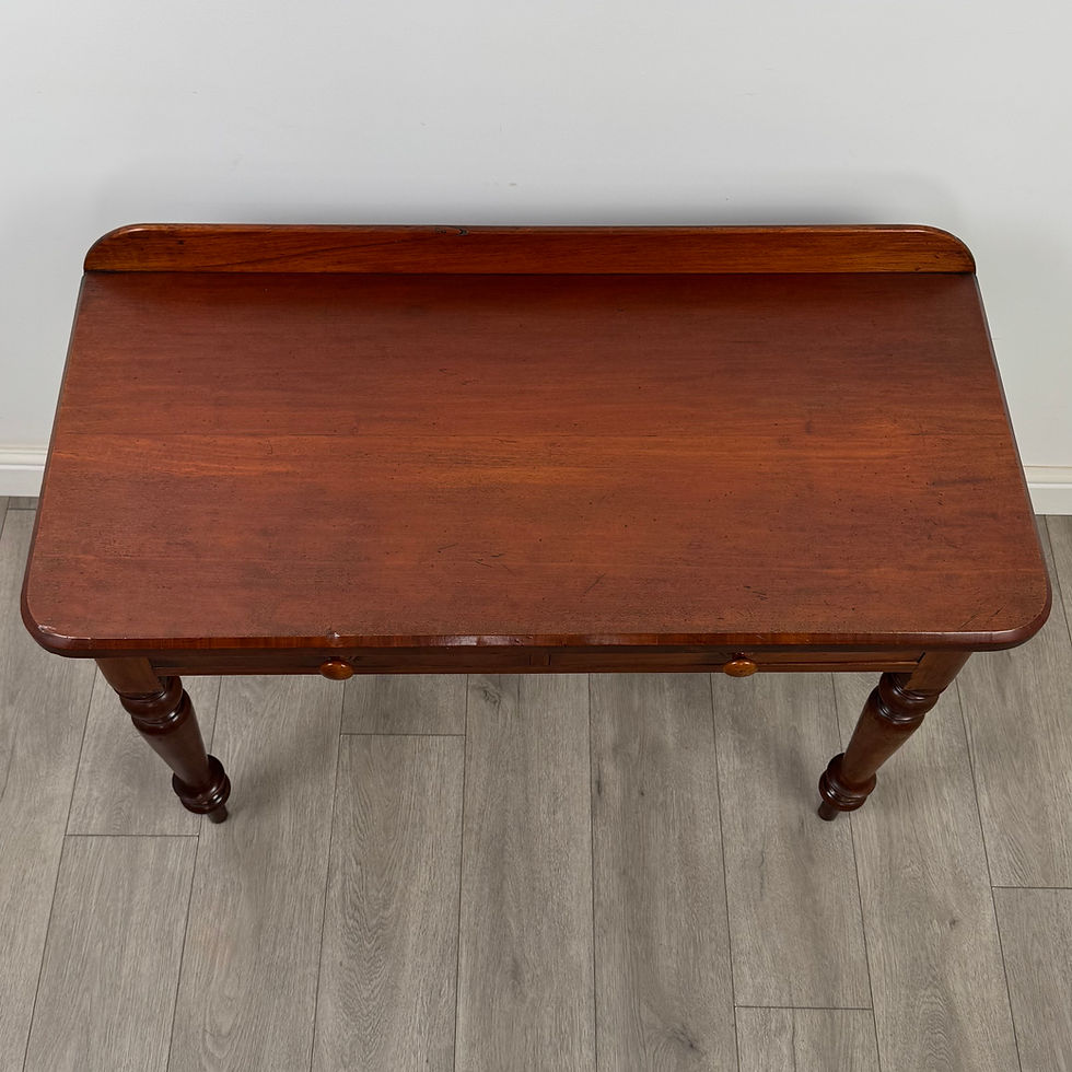 Thumbnail: Antique 19th Century Victorian Writing Table In Mahogany  ( AF-5662 )