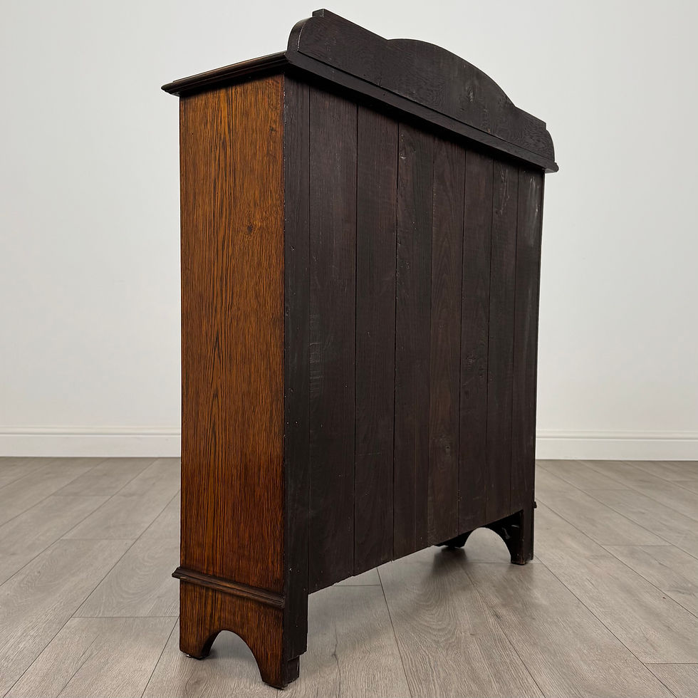 Thumbnail: Antique 20th Century Fine Quality Display Cabinet In Oak ( REF AF-4779 )