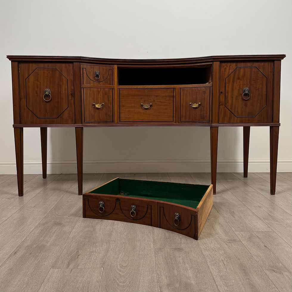 Thumbnail: Antique 18th Century Large Georgian Sideboard In Mahogany ( AF-5743 )