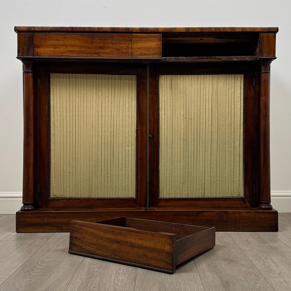 Thumbnail: Antique 19th Century Regency Cupboard In Mahogany ( AF-6230 )