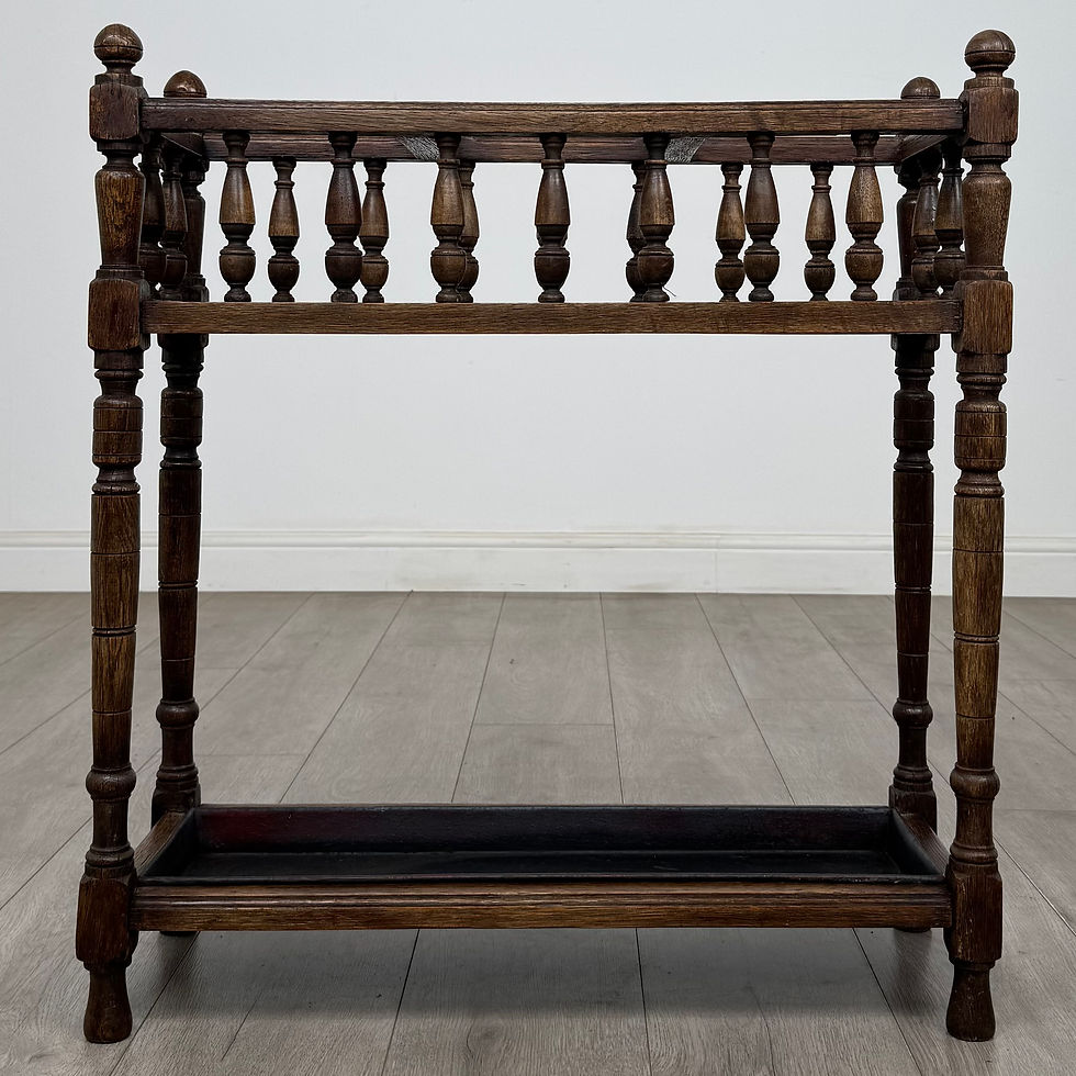 Thumbnail: Antique 20th Century Edwardian Umbrella Stand In Oak ( AF-5869 )