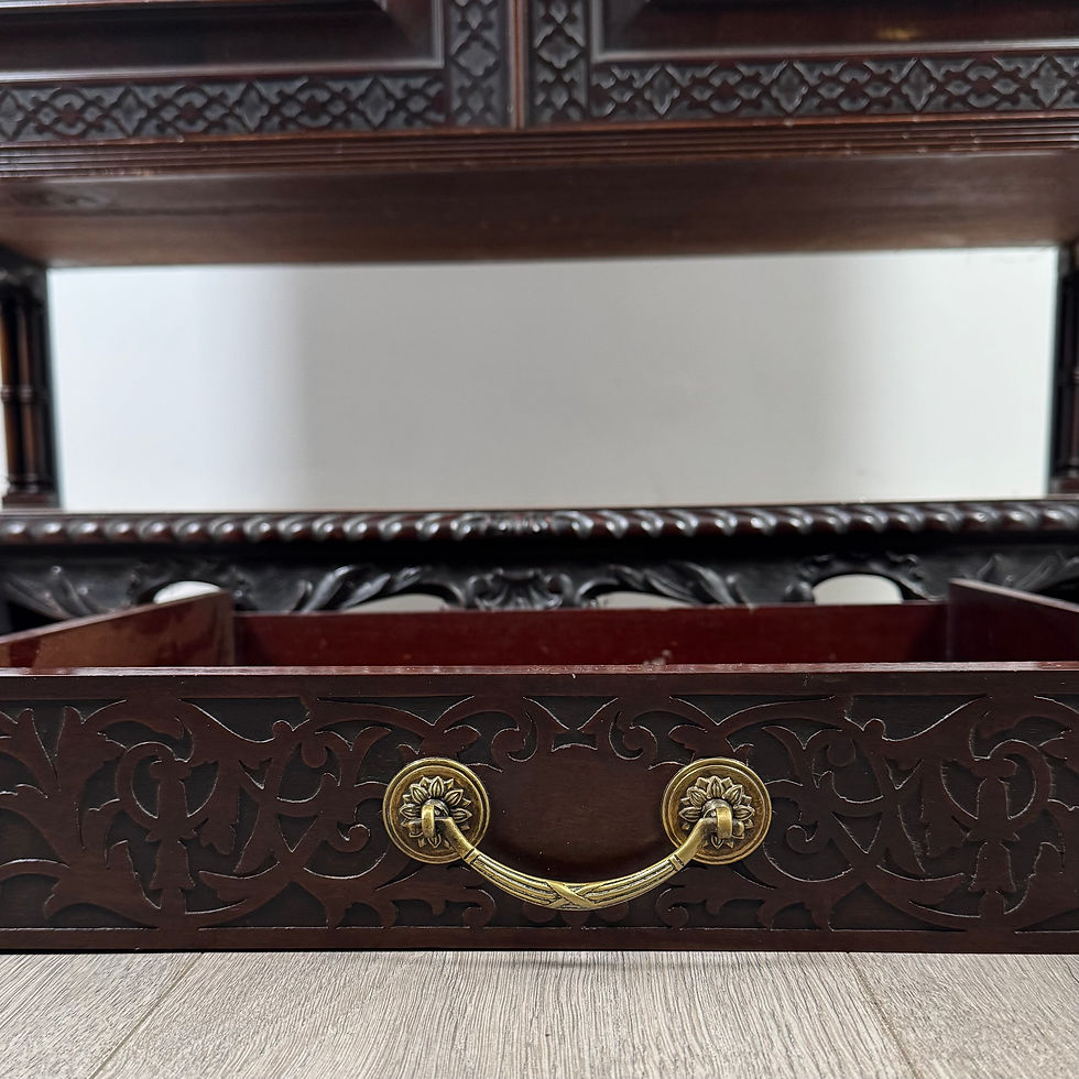 Thumbnail: Antique 19th Century Mahogany Display Cabinet By Maple & Co ( AF-5268 )