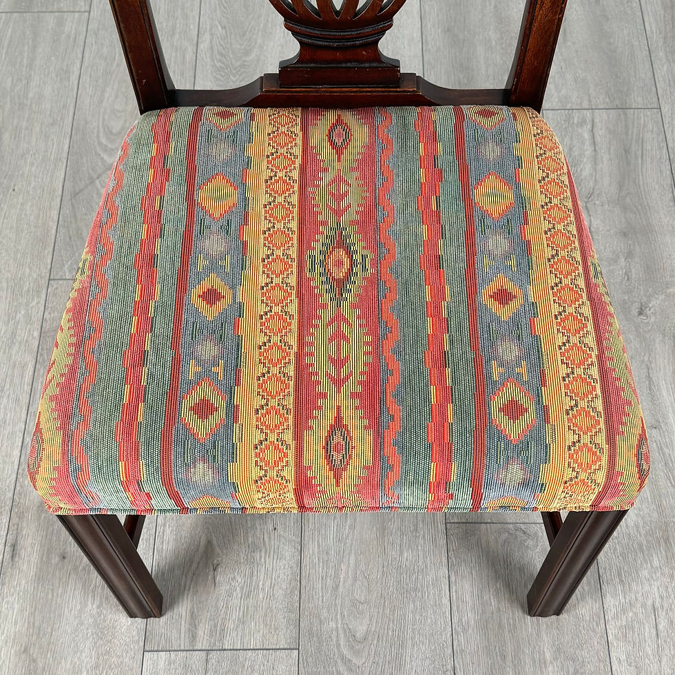 Thumbnail: Antique 18th Century Set Of 6 Dining Chair’s In Mahogany ( REF AF-3593 )