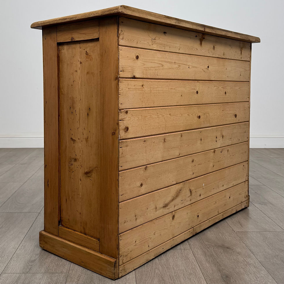 Thumbnail: Antique 20th Century Good Quality Cupboard In Pine ( AF-5499 )