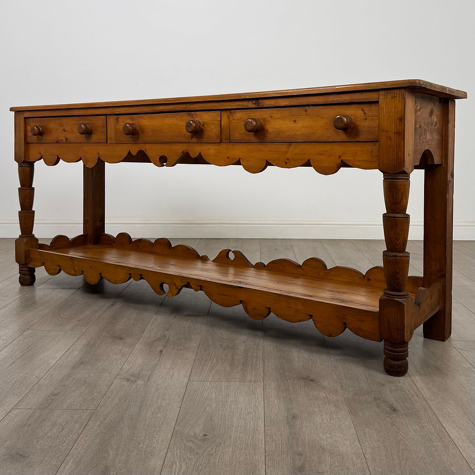 Thumbnail: Antique 20th Century Farmhouse Dresser Base In Pine ( AF-5768 )