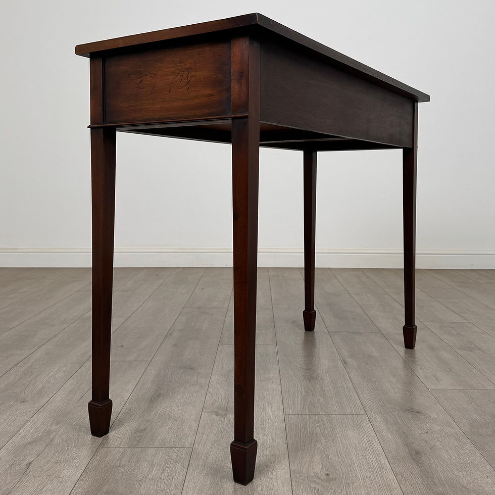 Thumbnail: Antique 20th Century Good Quality Writing Table In Mahogany ( AF-5765 )