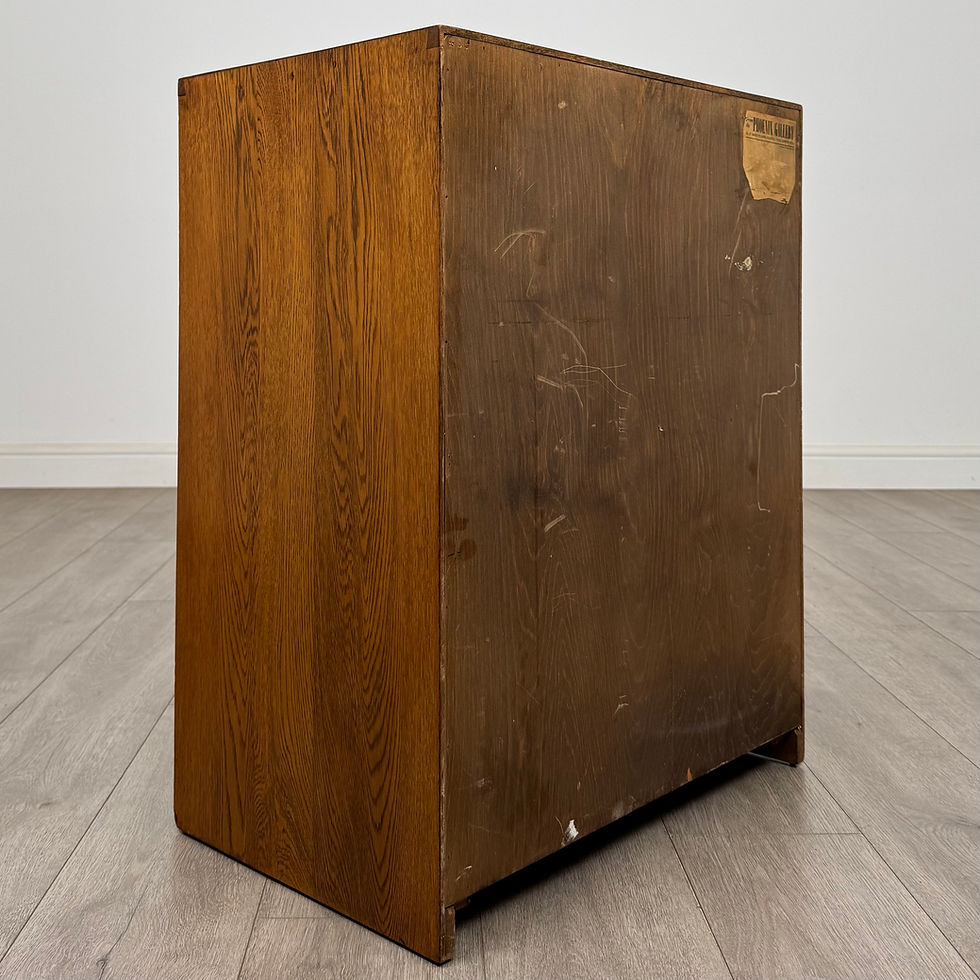 Thumbnail: Antique 20th Century Fitted Cupboard In Golden Oak ( AF-5842 )