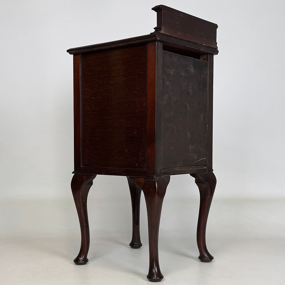 Thumbnail: Antique 20th Century Small Edwardian Cabinet In Mahogany ( AF-5642 )