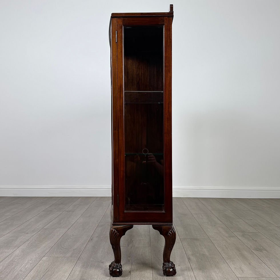 Thumbnail: Antique 20th Century Display Cabinet In Mahogany ( REF AF-4134 )