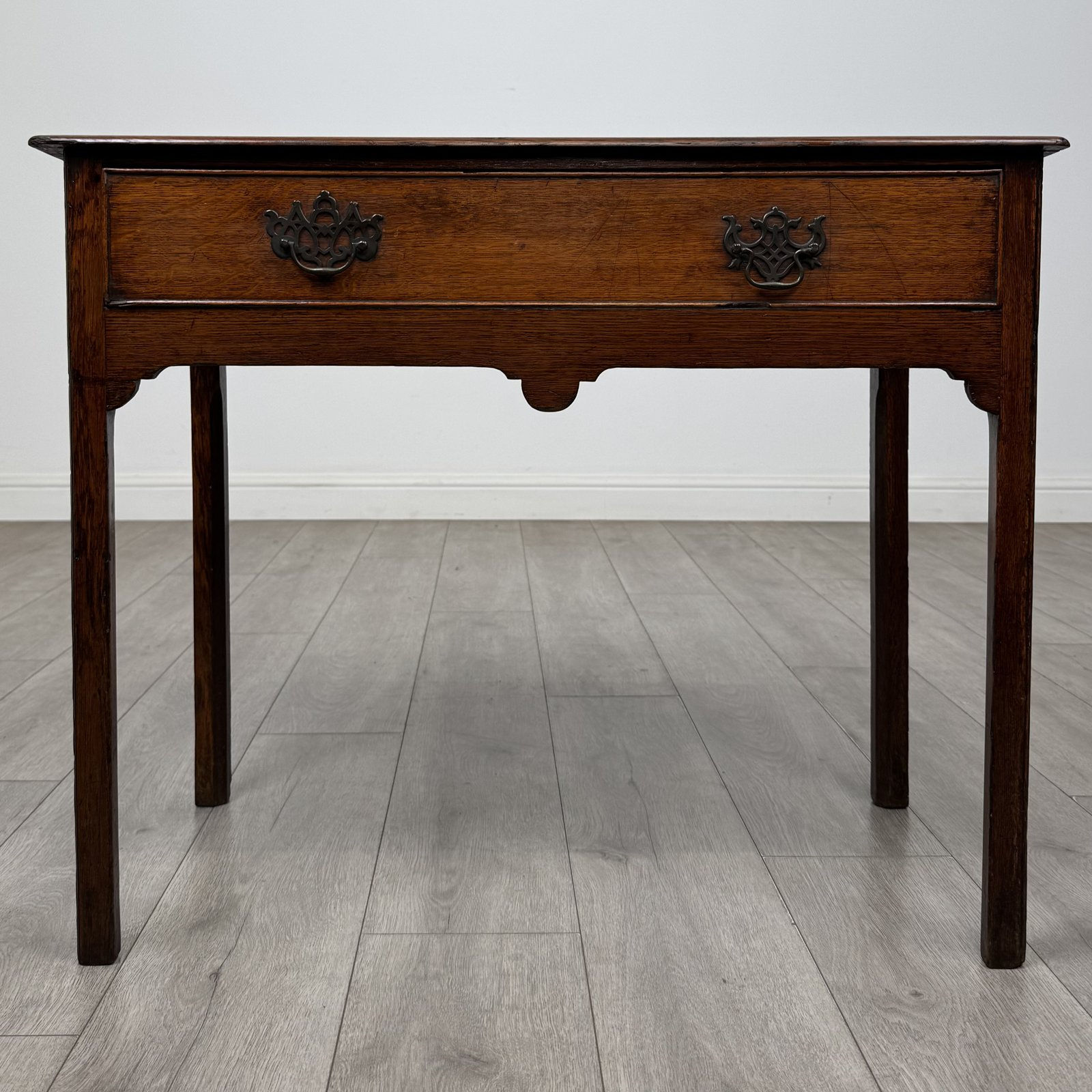Antique Georgian Oak Side Table | 18th Century | AF-6473