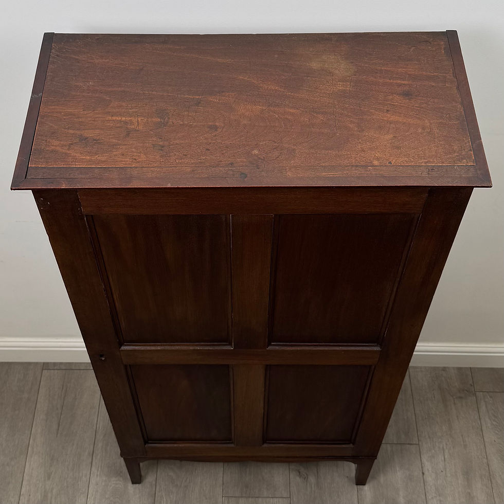 Thumbnail: Antique 18th Century Georgian Cabinet In Mahogany ( AF-6275 )