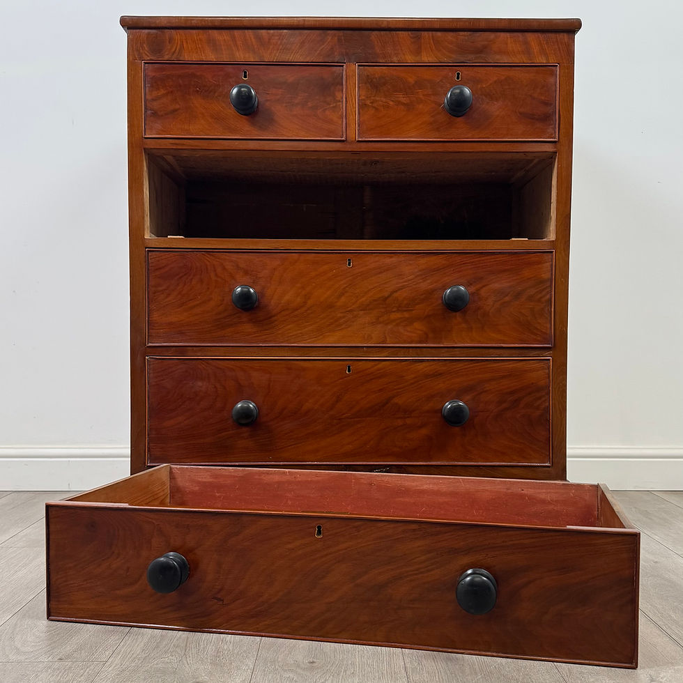 Thumbnail: Antique 19th Century Chest Of Drawers In Mahogany ( REF AF-5202 )