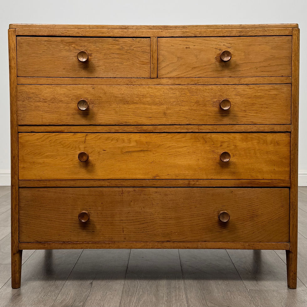 Thumbnail: Antique 20th Century Chest Of Drawers In Golden Oak ( AF-5928 )
