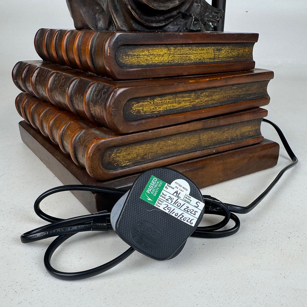 Thumbnail: Antique 19th Century Decorative Bronze Table Lamp ( AF-5350 )