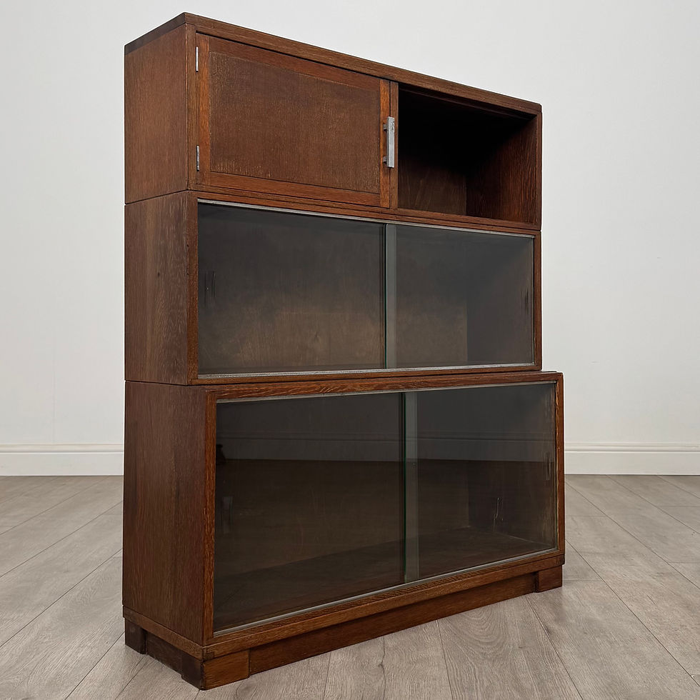 Thumbnail: Antique 20th Century Glazed Oak Cabinet By Minty LTD ( AF-5363 )