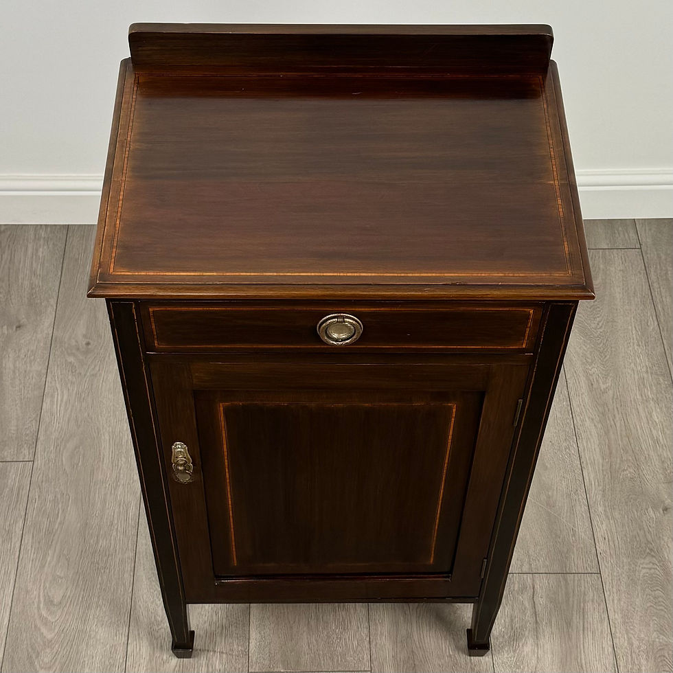 Thumbnail: Antique 20th Century Inlaid Cabinet In Mahogany ( REF AF-3980 )