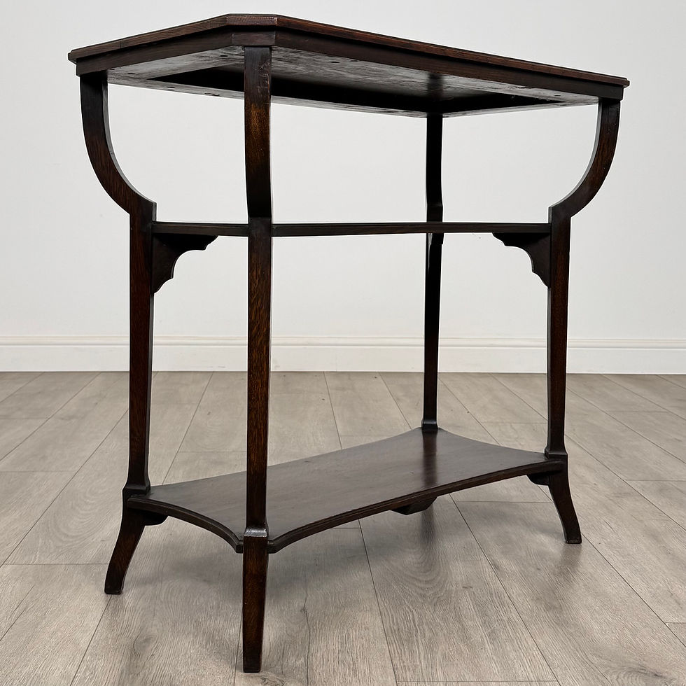 Thumbnail: Antique 20th Century Good Quality Side Table In Oak ( REF AF-5141 )