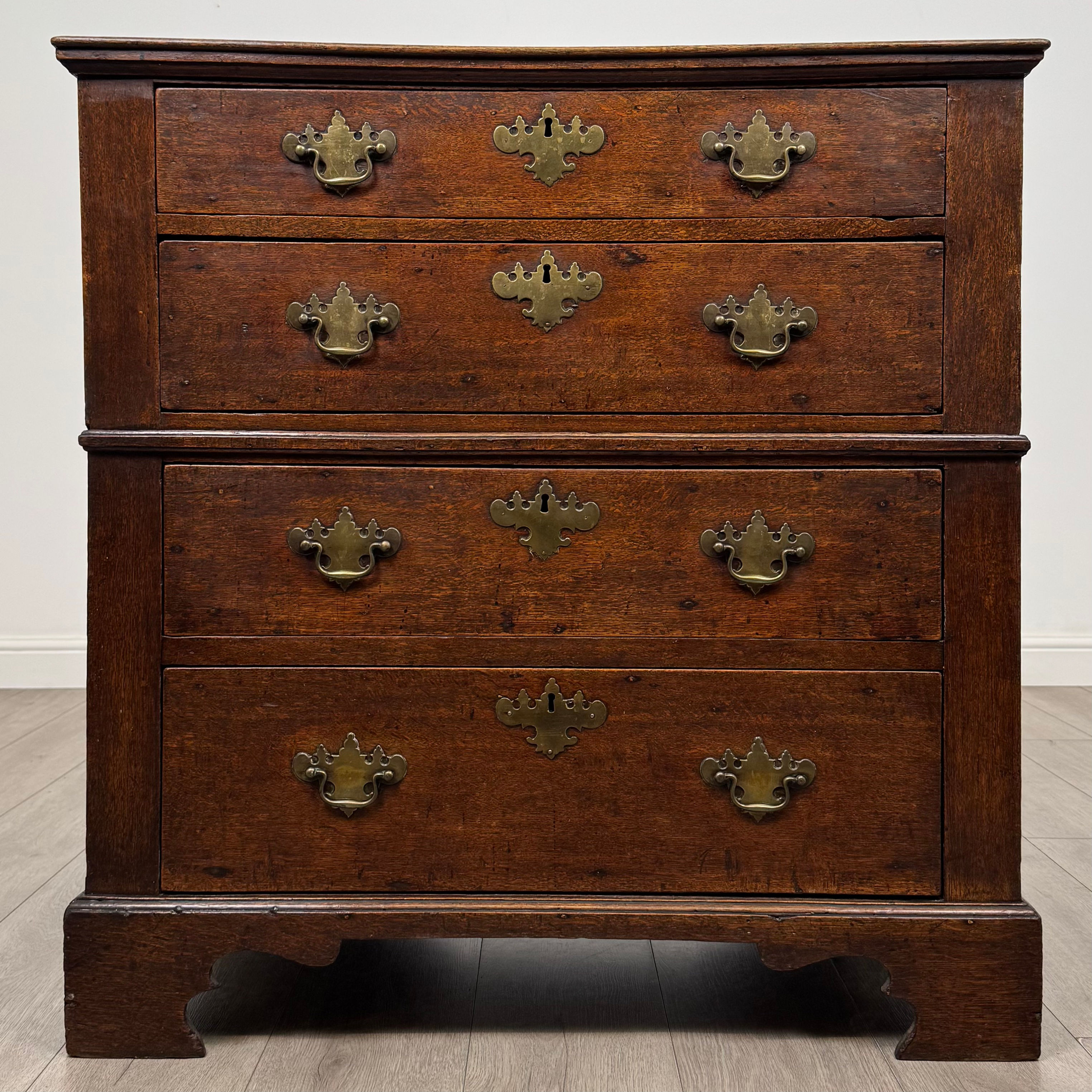 Antique 17th Century William And Mary Chest Of Drawers In Oak ( AF-6210 )